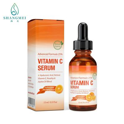 China Hyaluronic Acid Face Essence Serum 15ml Vitamin C Anti Aging Serum Private Label for sale