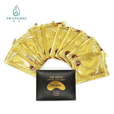 China Veganistoem het Oogflarden van Wreedheids Vrije 24 Karat Gold Eye Patches Gold voor Donkere Cirkels 5g/Pc Te koop