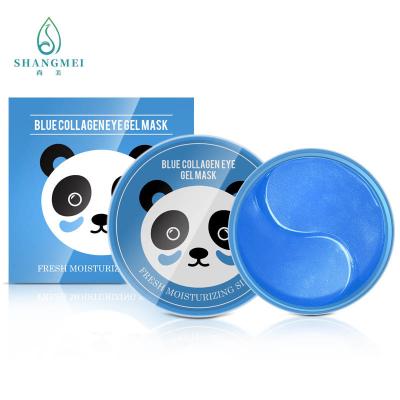 China Blauw Crystal Collagen Under Eye Patches Aqua Musculus MSDS ISO 22716 Te koop