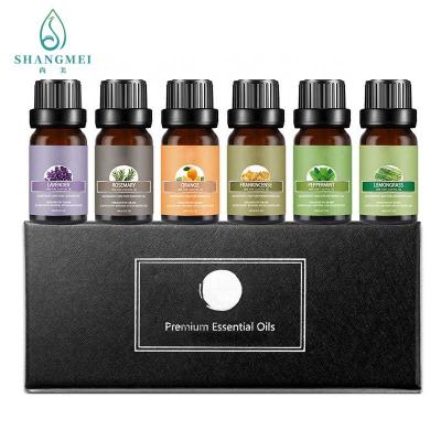 China COA ODM Orange Aromatherapy Essential Oils Set 6pcs Acne Treatment for sale