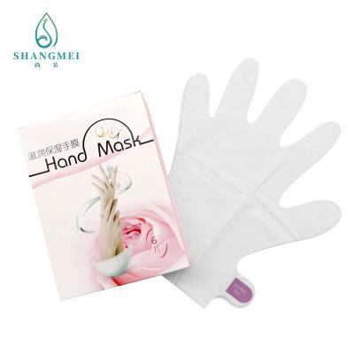 China Anti Wrinkle Rose Moisturizing Hand Mask Skin Revitalizer Butanediol Niacinamide for sale