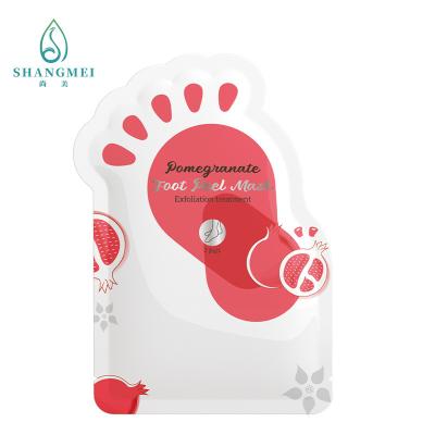 China raue Haut 2pcs Honeysuckle Pomegranate Foot Mask For, die 1.23oz erhellt zu verkaufen