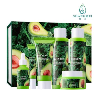 Chine Les soins de la peau d'OEM d'extrait d'avocat ont placé 6pcs hydrater de blanchiment anti-vieillissement CPSR à vendre