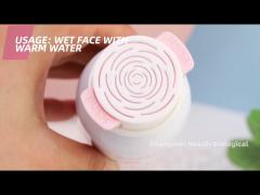 3D Rose Face Wash Foaming Cleanser Glycerol Malic Acid No Irritation