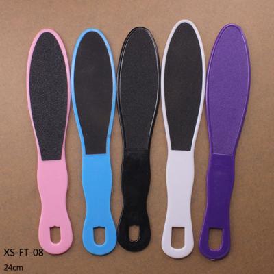 China Wholesale Professional Plastic Foot Skin Colossal Foot Rasp Double Sided Handle 430 Available Foot File for sale