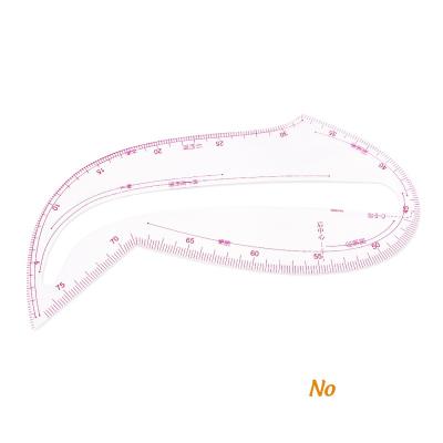 China Garment Shops Plastic Tailor Ruler for Sewing Machine Multi-Funciton Curve Ruler 8402 for Fashion Study Drawing for sale