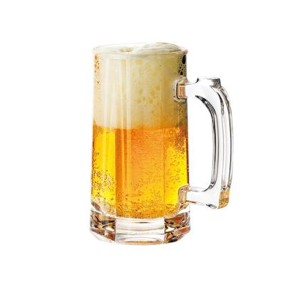 China 12oz glass beer mug PC beer stoneware modern multifunctional plastic mugs for wholesales for sale