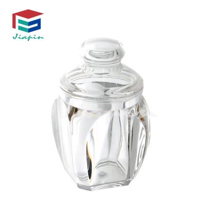 China 470ml Transparent Clear Acrylic Containers Shinning Thick Stocked For Food for sale