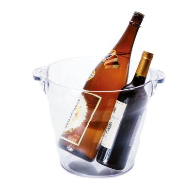 China New Design Customized Logo Stocked Printing Plastic PC Ice Bucket Cooller Ice_buckets For Wholesales for sale