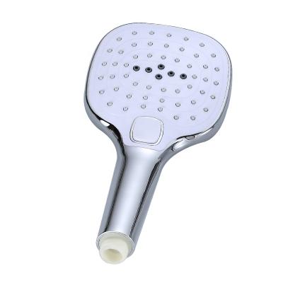 China Economical Free Type Hand Shower Square Three Cheap Switching Functions Switched Bathroom Hand Held Shower Head With Hand Held for sale