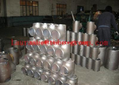 China Duplex 2205 Stainless steel Equal Tee ASTM A815 UNS S32205 S31803 S32750 for sale