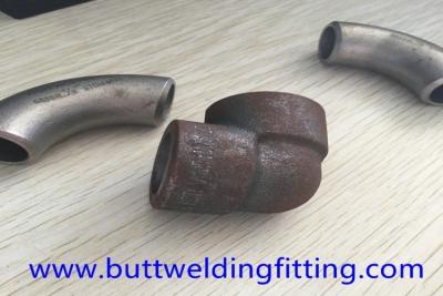 China Forged 90DEG SW Elbow stainlss steel Pipe Fitting ASME B16.11 ASTM A182 F347 9000LB for sale