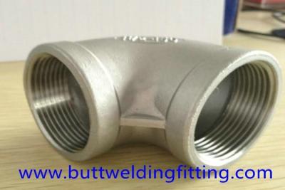 China Forged 90DEG SW Elbow stainlss steel Pipe Fitting ASME B16.11 ASTM A182 F321 9000LB for sale