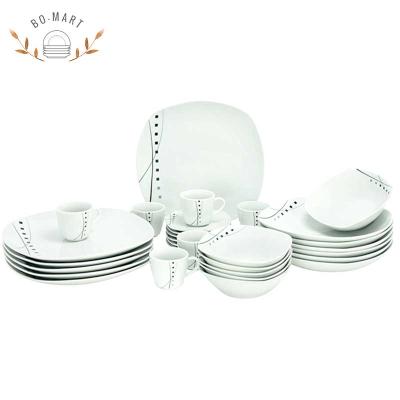 China 500sets Minimum Sustainable Quantity Feature Porcelain Eco - Friendly Tableware For Kitchen for sale