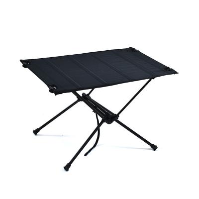 China High Quality Aluminum Fabric Leisure Alloy+600D Oxford Portable Camping Folding Table for sale