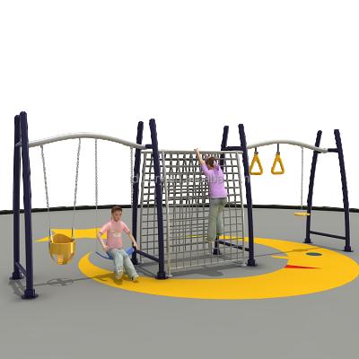 China Malls Outdoor Playground With Swing And Fitness Training Function for sale