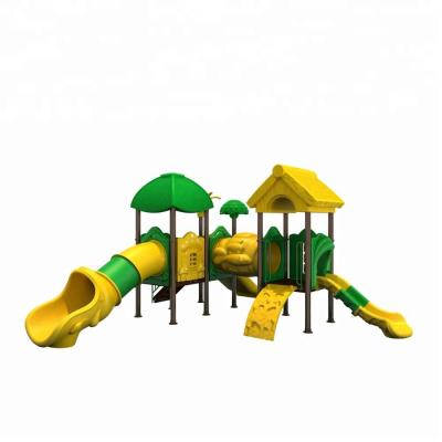 China Themed Outdoor Malls Treehouse Fun Slide With 114mm Diameters Pipes For Kids for sale