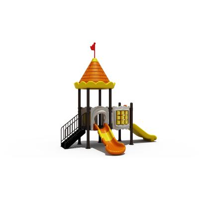 China Outdoor Playground Equipment Combination Kindergarten Plastic Kids For Children With Slide And Swing Set 5200*3600*5200mm for sale