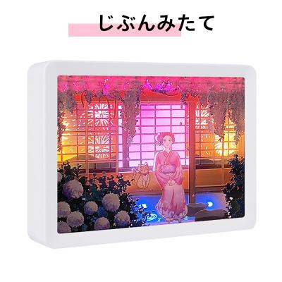 China Fashion\Comfortable\Durable Product Ideas 2021 New Best Gift Shadow Box Gifts Opens Light Box Paper Decor Paper Cut Luxury Gifts for sale