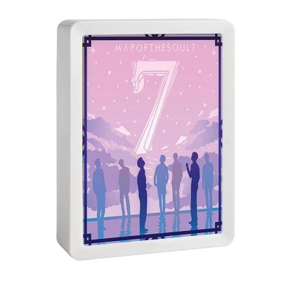 China Fashion \ new Kpop BTS product paper cut light box business gift crafts shadow box gifts comfortable \ durable ideas 2021 best for sale