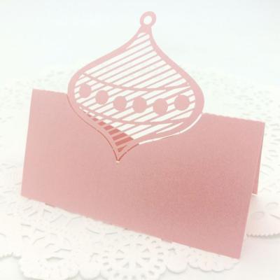 China Europe's Latest Luxurious Wedding Invitation Name Card Designs for sale