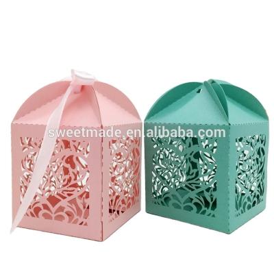 China Luxurious Recycled Materials Bar Packaging Box Wedding Paper Candy Box Baby Sweet Chocolate Box For Newborn Baby for sale