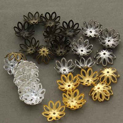 China 200pcs/bag Fashionable Wholesale Bead Tow Beads End Caps Flower Bead Cap For Jewelry Making for sale