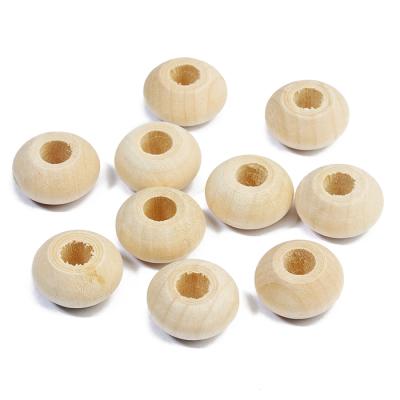 China DIY 30pcs/bag Accessory Outus Natural Log Beads Wooden Spacer Beads Wooden Loose Beads for sale