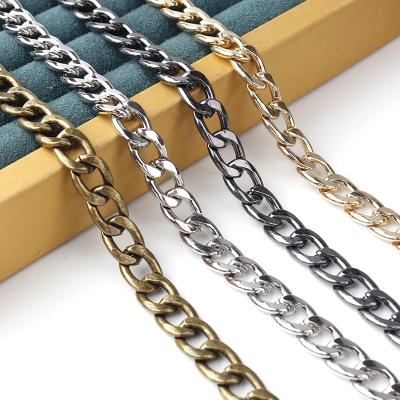 China Fashion Curb Chain Wholesale Cuban Chain Link Necklace Chunky Chain For Bag Handle for sale