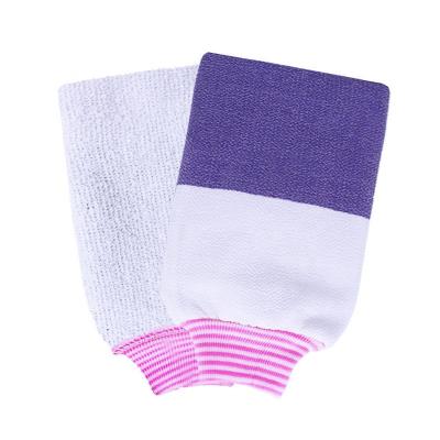 China EXFOLIATE Glove 2 PCS Multi Color Skin Remover Body Exfoliator Korean Exfoliating Dead Glove For Women for sale