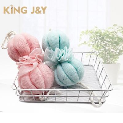 China EXFOLIATING Loofah, Head Sponge Bath Brush, Colorful Mesh Back Bath Sponge Scrubber for sale