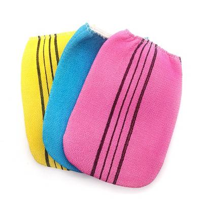 China EXFOLIATE New Deep Cleaning Mud Removal Gloves Granny Bath Exfoliating Towel for sale