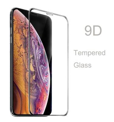 China Wholesale Anti-scratch Supplier 9D Mobile Phone Screen Protector Tempered Glass For iPhone Xs Max for sale