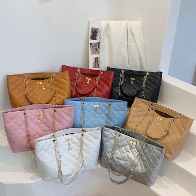 China 2023 Other Famous Brands Designer PU Shoulder Chain Ladies Leather Handbags Fashion Top Handle Women Handbags for sale