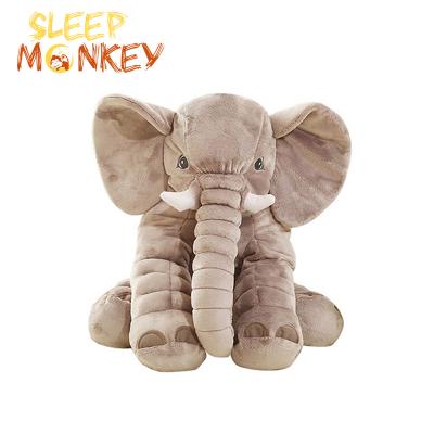 China Plush stuffed plush elephant soft  plush toys elephant pillow grey elephant stuffed toys for sale