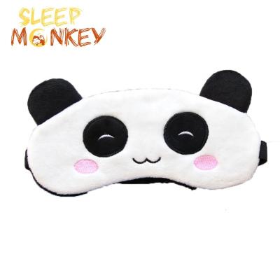 China Personal Care plush panda shape eye mask custom eye mask  animal sleep eye mask for sale