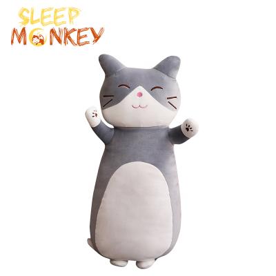 China Plush Custom Made Cartoon Cute cat Gift Custom Soft Animal Cat Plush Toy for sale