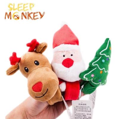 China Plush Kids toy christmas plush stuffed Slap Bracelet for sale