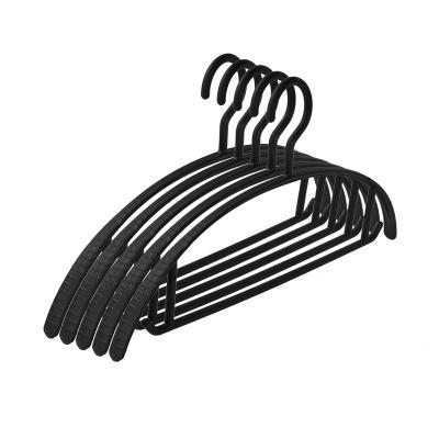 China New eco-friendly material plastic semicircular coat hanger hangers to save place in wardrobe bikini hangers for display for sale