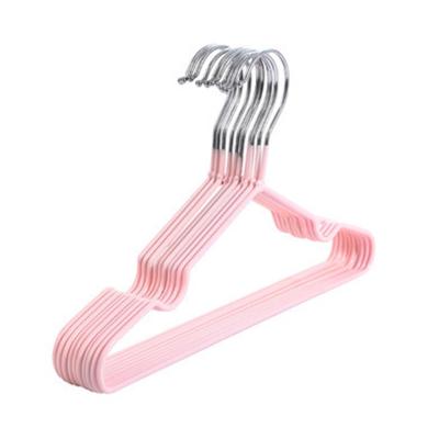 China Wholesale Household Coat Hanger Stainless Steel Balcony Dorm Eco-friendly Material Luxury Non Slip Non Reg Hangers for sale