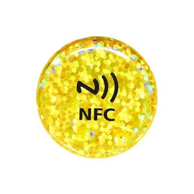 China NFC Waterproof Epoxy Sticker Waterproof/NFC Sticker Waterproof Social Media Phone Case Tag For Sharing Contact Information for sale