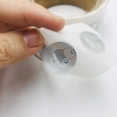 China Waterproof Wholesale Paper Roll NFC Tag RFID Sticker RFID Label Tags RFID Smart Label for sale