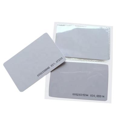 China Waterproof White RFID Rewritable Hotel PVC Smart Cards RFID Key Card For Hotel Access Control for sale