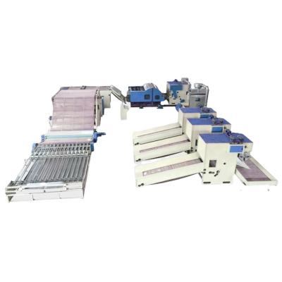 China Hometextile Making Cross Lapper USD For Cotton Quilt Production Line Dingnuo Production Line For Quilt for sale