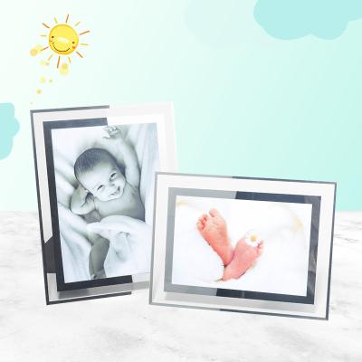 China Creative Custom A3 A4 5 Inch Certificate Frame 6 Inch Certificate Ornament Crystal Glass Picture Photo Frame Set for sale