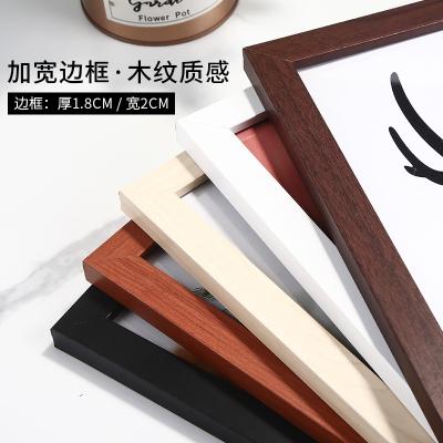 China Creative Wood Patent Decoration Certificate Wooden Table A4 Poster Picture Frame Wholesaler for sale