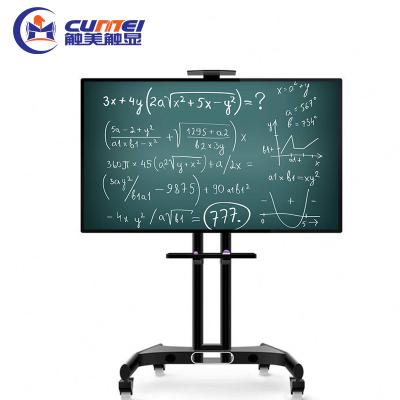 China smart conference tablet interactive whiteboard infrared sensor touch screen monitor for school /office 65 inch for sale