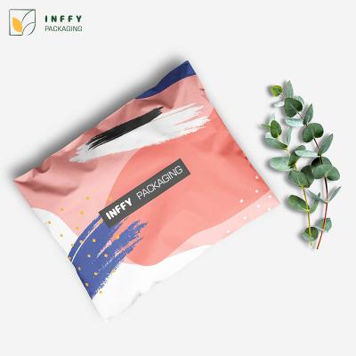 China Compostable Crash Resistance Custom Poly Mailing Bags With Logos For Clothing Packaging Advertisements for sale