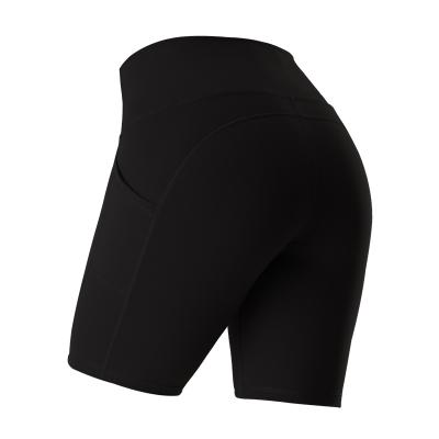 China Antibacterial Women Fitness Yoga Shorts Seamless Short Gym Pants High Waist Sports Women Workout Biker Shorts for sale