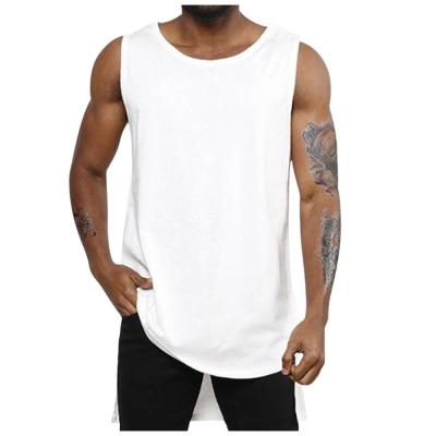 China Men Antibacterial Muscle Gym Shirt Tank Tops Bodybuilding Sports Fitness Running Clothes Workout Sleeveless Vest for sale